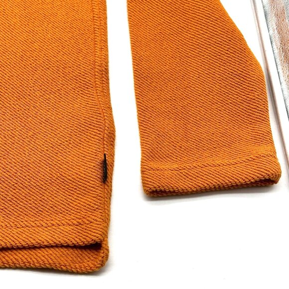 Ted Baker London Millom Men's Size 6/XXL Orange Textured Half Zip Jumper Sweater - Picture 3 of 14